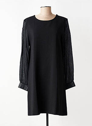 Rochie scurtă mâneci lungi mâneci lungi negru SEMIOLOGY femeie