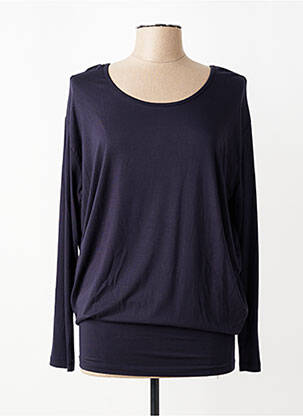 Tricou mâneci lungi mâneci lungi albastru YEST femeie