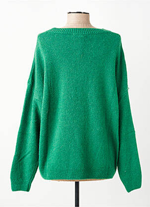 Pulover strânsă pe partea de jos mâneci lungi verde CHANCE femeie