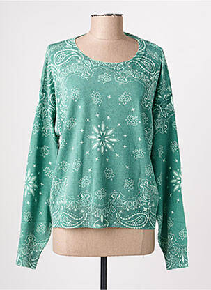 Pulover elasticitate mâneci lungi verde ADORE femeie