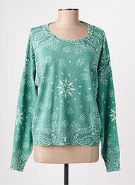 Pulover elasticitate mâneci lungi verde ADORE femeie