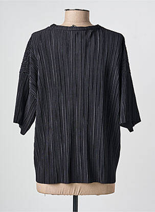 Top elasticitate mâneci scurte negru ONLY femeie
