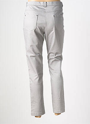 Pantalon 7/8 elasticitate mărime normală gri CHRISTINE LAURE femeie