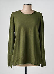 Pulover guler rotund mâneci lungi verde MARINELLO femeie