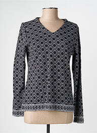 Pulover croială cambrată mâneci lungi negru AGATHE & LOUISE femeie