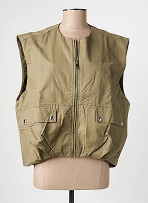 Jachete casual guler rotund verde CHANCE femeie