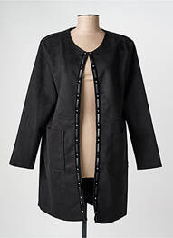 Jachete casual guler rotund negru ONE O ONE femeie