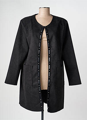 Jachete casual guler rotund negru ONE O ONE femeie