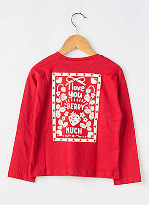 Tricou elasticitate mâneci lungi roșu MAYORAL fată