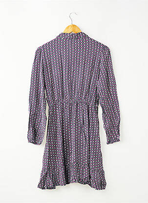 Rochie midi mâneci lungi albastru GARCIA fată