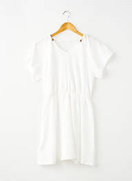 Rochie midi mâneci scurte mâneci scurte alb MAYORAL fată