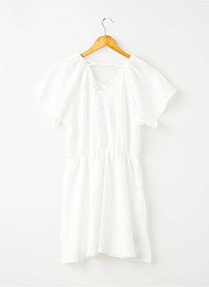 Rochie midi mâneci scurte mâneci scurte alb MAYORAL fată