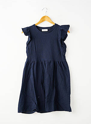 Rochie midi mâneci scurte mâneci scurte albastru MOLLY BRACKEN fată