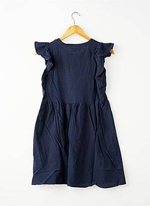 Rochie midi mâneci scurte mâneci scurte albastru MOLLY BRACKEN fată