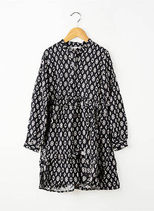 Rochie midi guler rotund mâneci lungi negru MOLLY BRACKEN fată