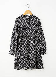 Rochie midi guler rotund mâneci lungi negru MOLLY BRACKEN fată