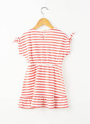 Rochie midi mâneci scurte mâneci scurte roșu GARCIA fată