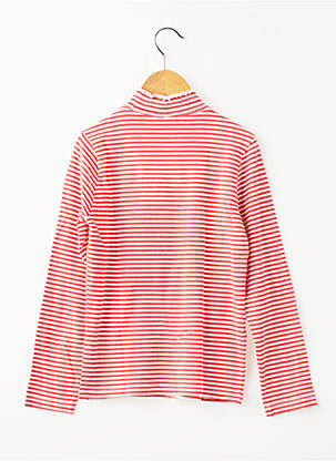 Tricou croială cambrată mâneci lungi roșu GARCIA fată