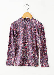 Tricou croială cambrată mâneci lungi violet GARCIA fată