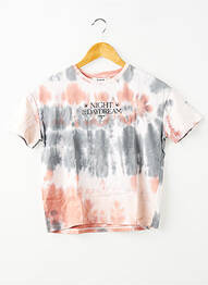 Tricou elasticitate mâneci scurte gri GARCIA fată