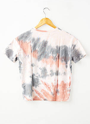 Tricou elasticitate mâneci scurte gri GARCIA fată