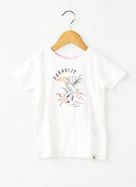 Tricou elasticitate mâneci scurte alb GARCIA fată
