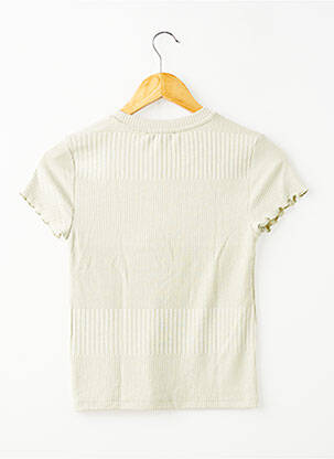 Tricou elasticitate mâneci scurte verde GARCIA fată
