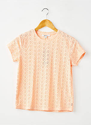 Tricou elasticitate mâneci scurte portocalie GARCIA fată