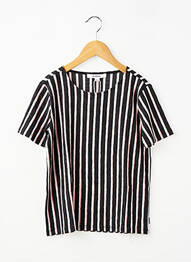 Tricou elasticitate mâneci scurte negru GARCIA fată