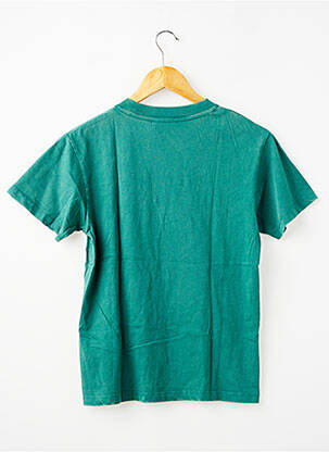 Tricou croială dreaptă mâneci scurte verde LE TEMPS DES CERISES fată