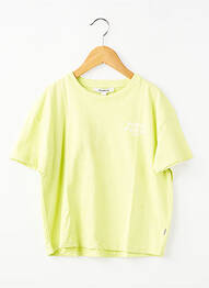 Tricou croială dreaptă mâneci scurte verde GARCIA fată