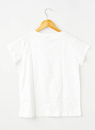 Tricou croială dreaptă mâneci scurte alb MOLLY BRACKEN fată