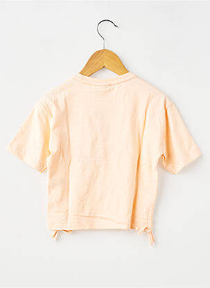 Tricou croială dreaptă mâneci scurte portocalie GARCIA fată
