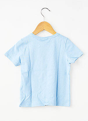 Tricou croială dreaptă mâneci scurte albastru GARCIA fată