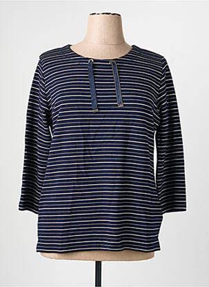Tricou mâneci 3/4 mâneci 3/4 albastru RABE femeie