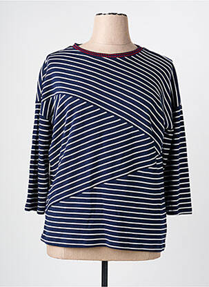 Tricou mâneci 3/4 mâneci 3/4 albastru OLSEN femeie