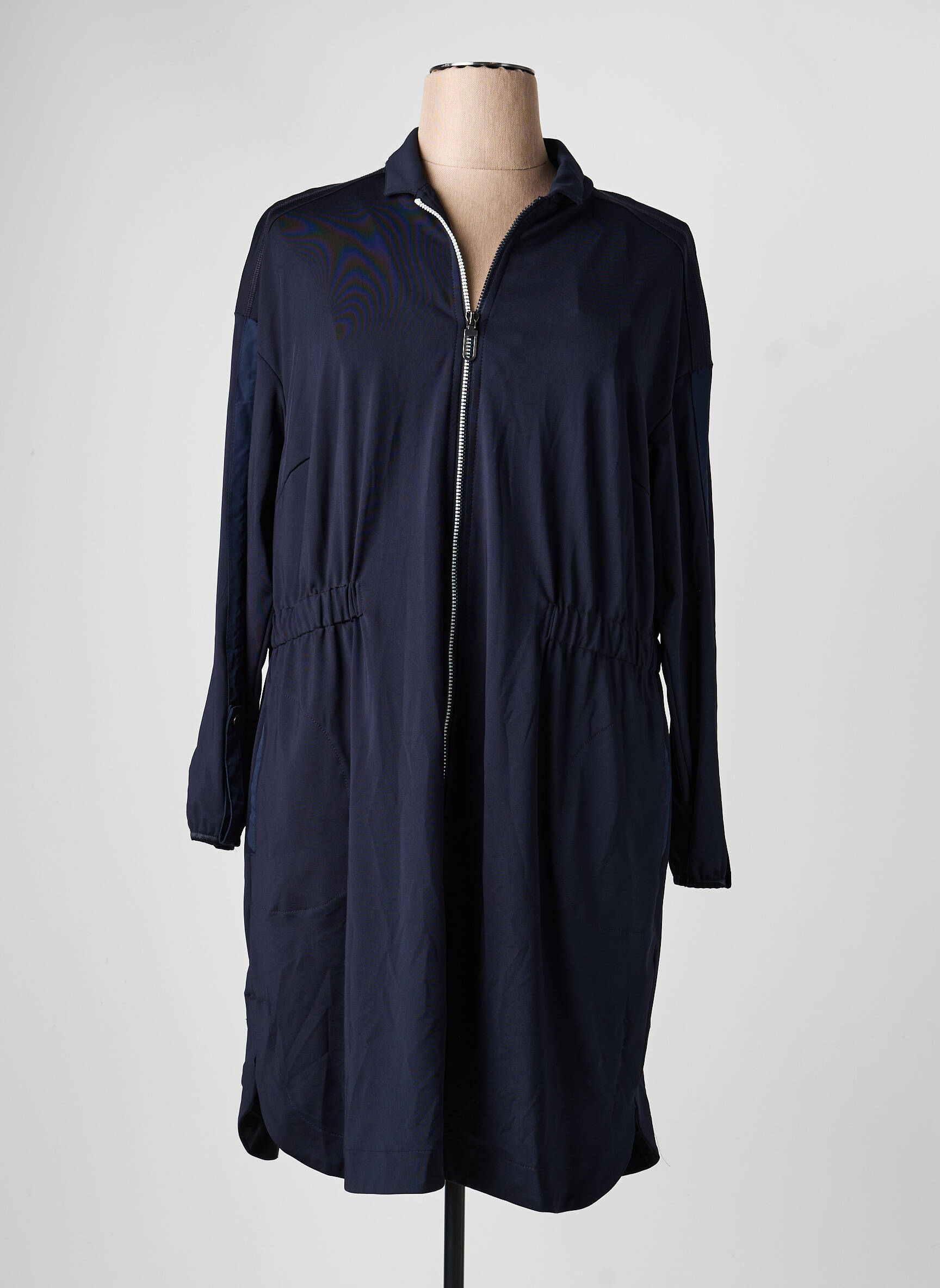 Rochie midi mâneci lungi mâneci lungi albastru TUZZI femeie