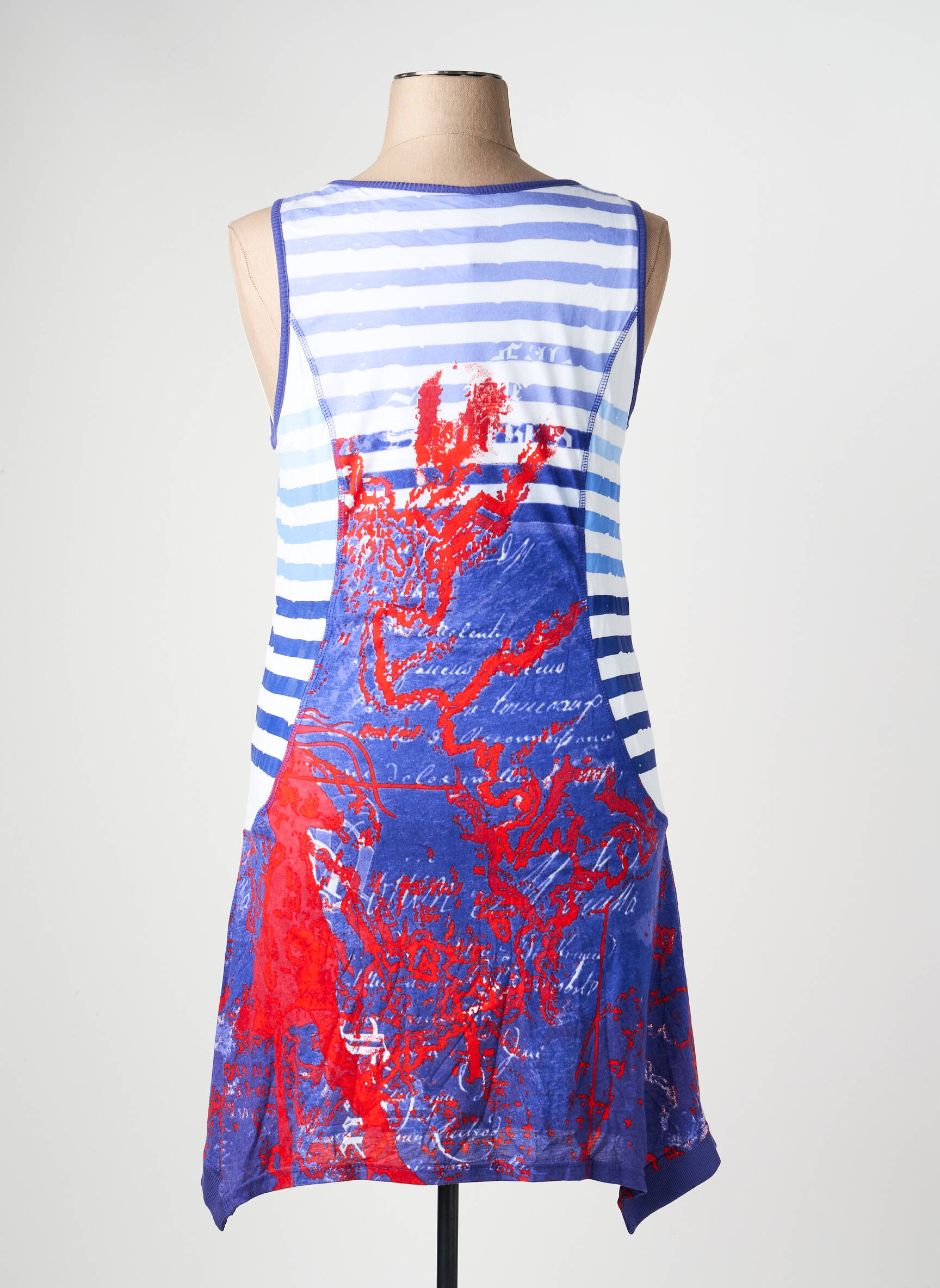 Rochie midi fără mâneci fără mâneci violet FILLE DES SABLES femeie