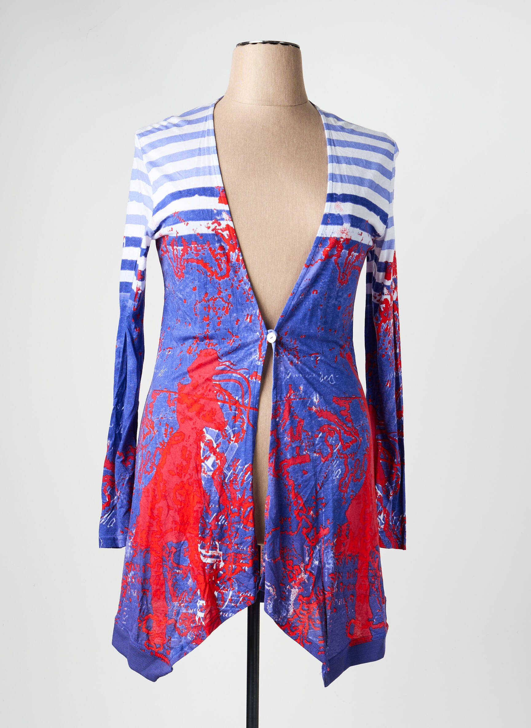 Vestă cu mâneci lungi elasticitate violet FILLE DES SABLES femeie