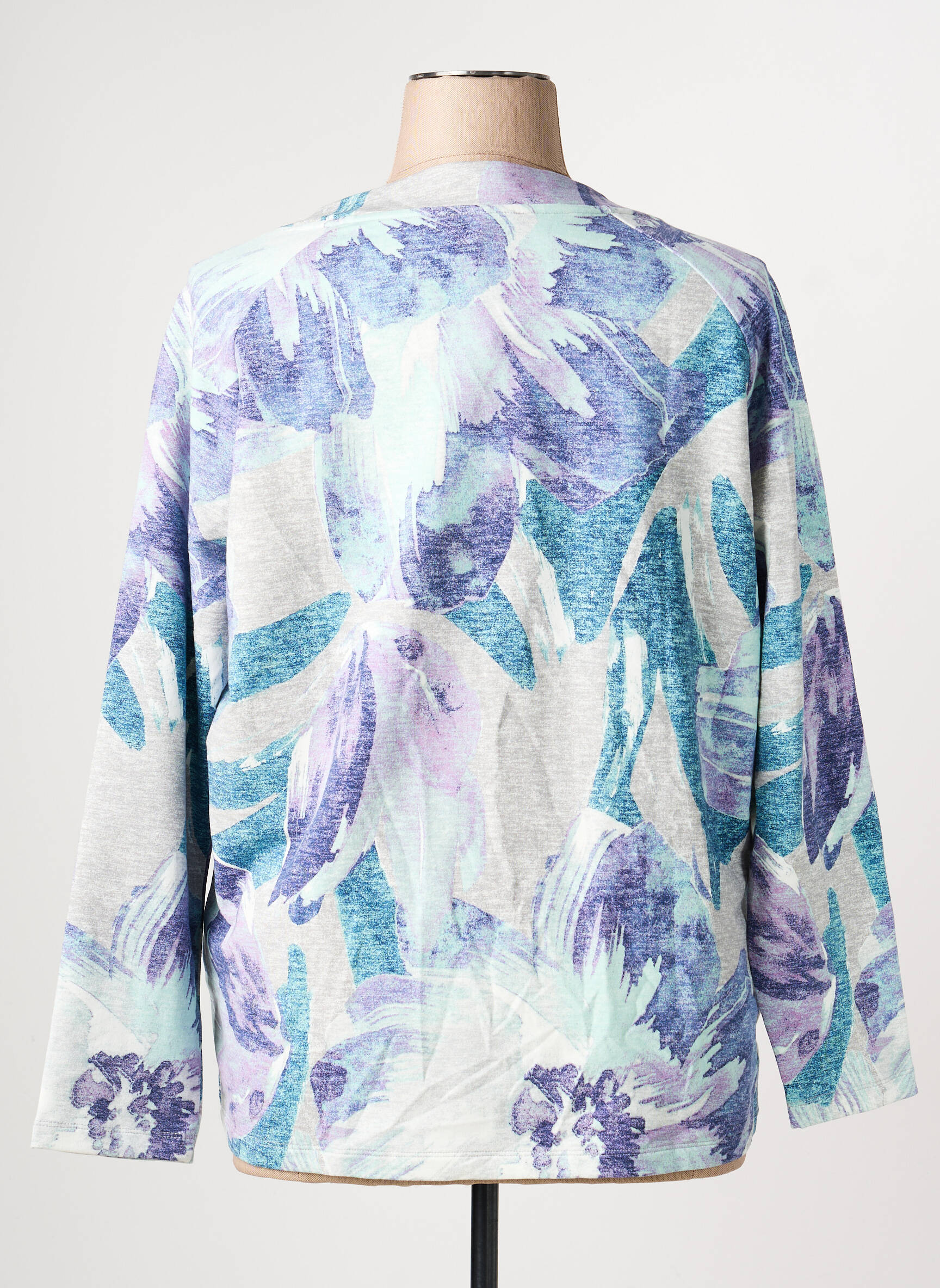 Hanorac elasticitate mâneci lungi violet OLSEN femeie