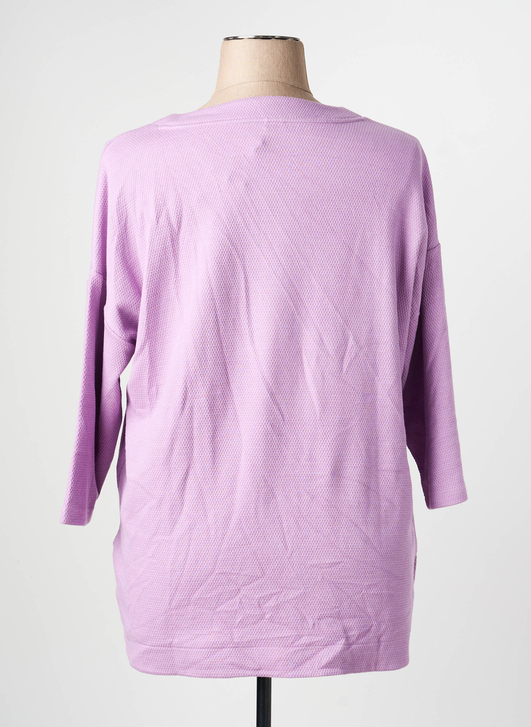 Hanorac elasticitate mâneci 3/4 violet OLSEN femeie