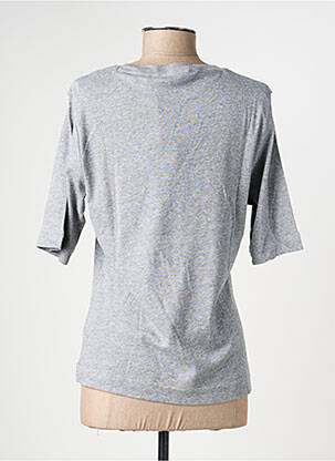 Tricou croială cambrată mâneci scurte gri M.X.O femeie