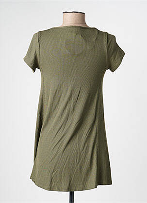 Tricou guler în v mâneci scurte verde AN II VITO femeie