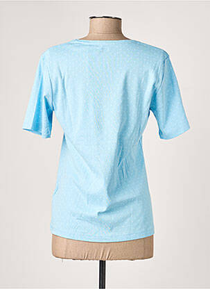 Tricou elasticitate mâneci scurte albastru M.X.O femeie