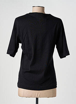 Tricou elasticitate mâneci scurte negru M.X.O femeie