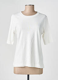 Tricou elasticitate mâneci scurte bej M.X.O femeie