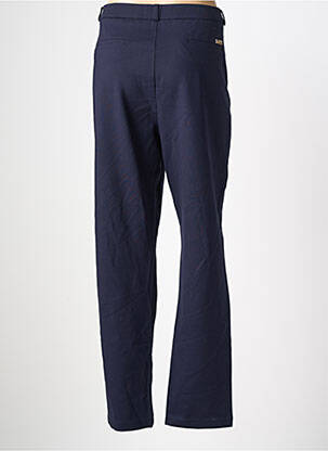 Pantalon slim talie elastică mărime normală albastru WALTRON femeie