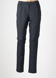 Pantalon slim talie elastică mărime normală albastru FRANCE RIVOIRE femeie