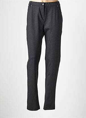 Pantalon slim talie elastică mărime normală negru GUY DUBOUIS femeie