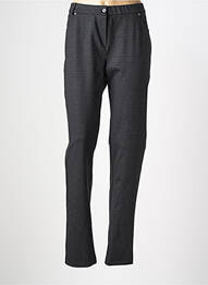 Pantalon slim talie elastică mărime normală negru GUY DUBOUIS femeie